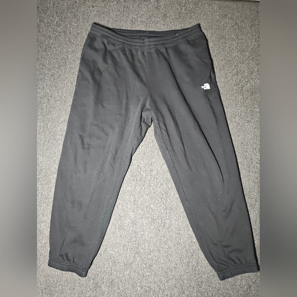 North face Men's Half Dome Sweatpants Black White Drawstring Mens Size XL